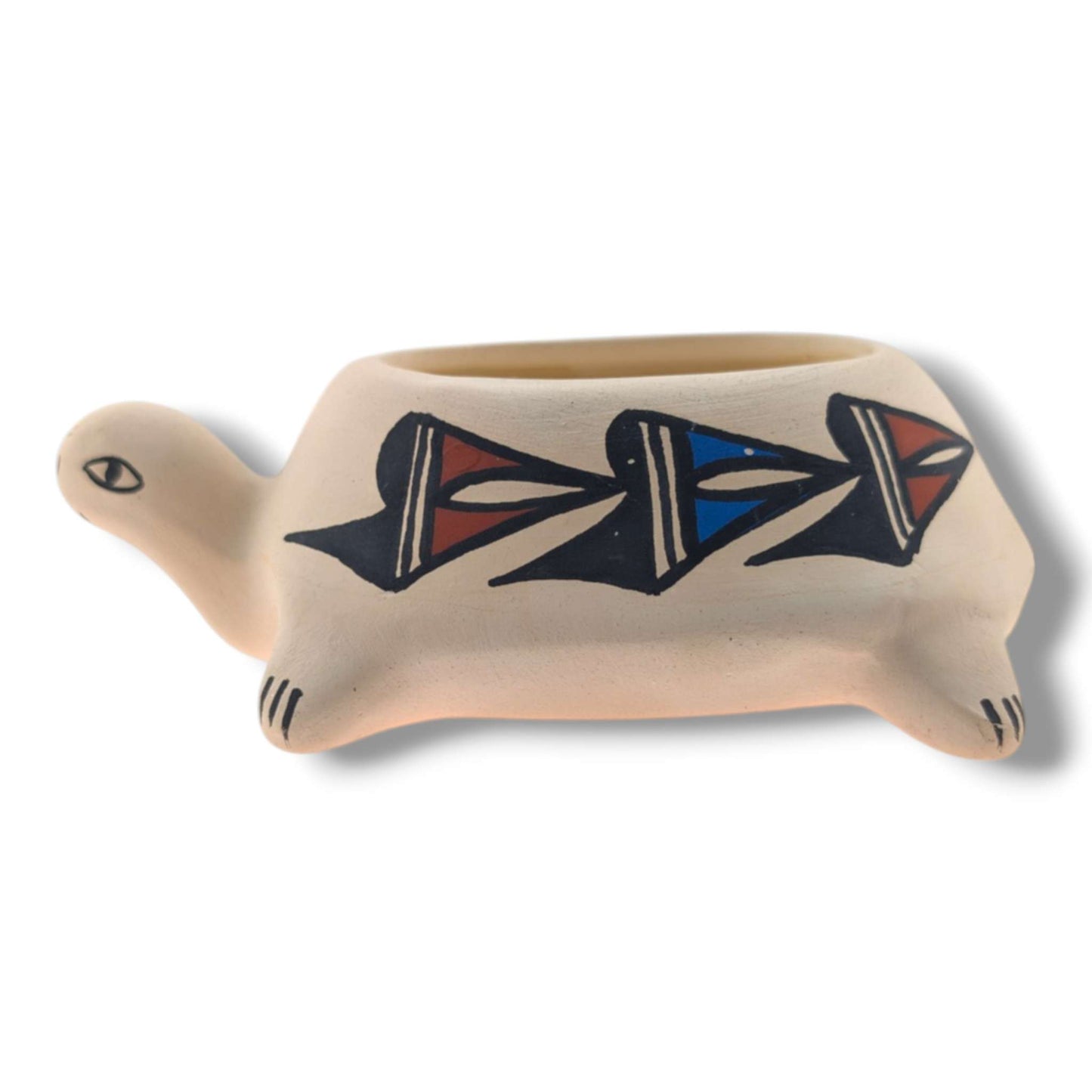 Acoma Turtle Pottery Candle by Mickey | Handcrafted Pueblo Art - SunWest Treasures