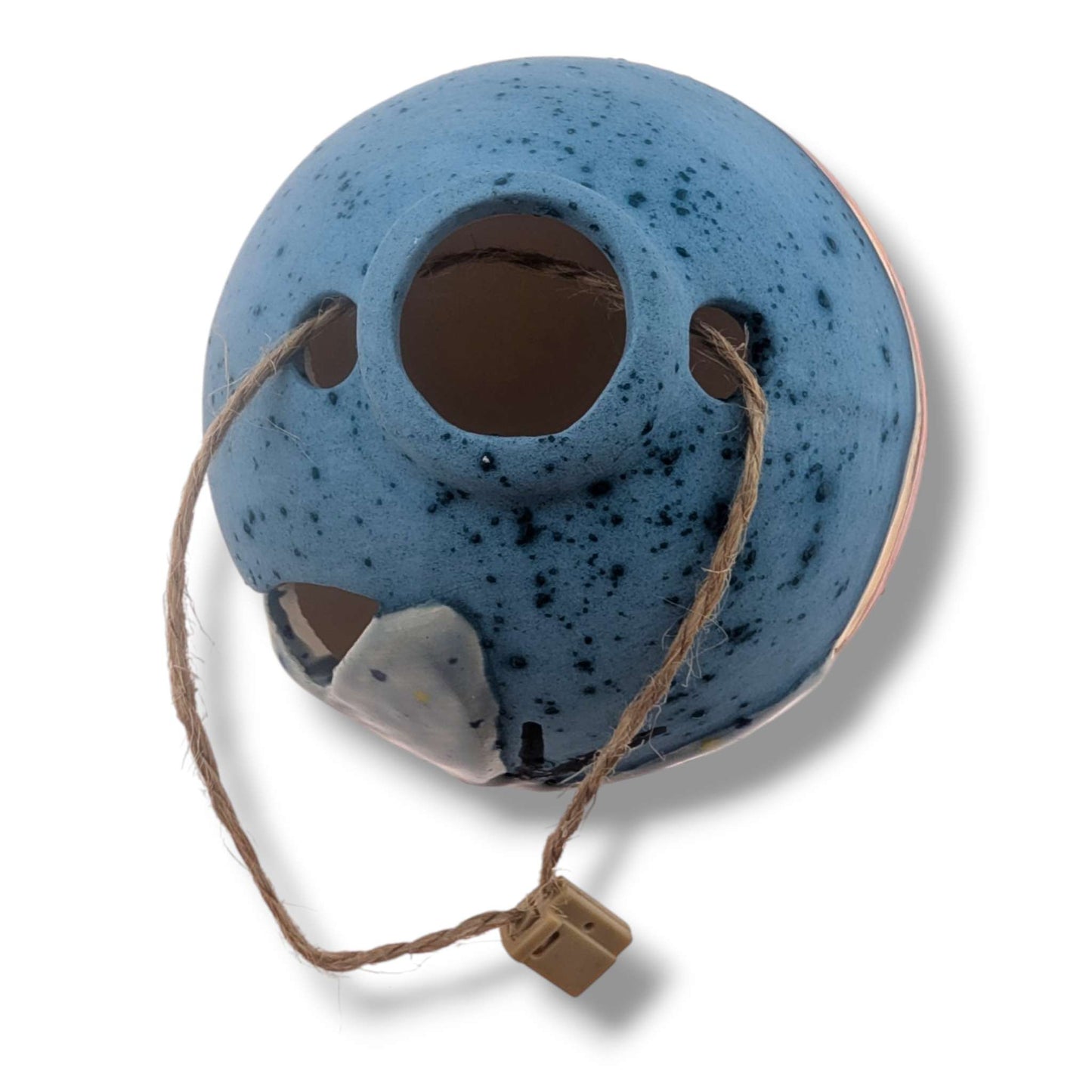 Pottery Butterfly Ornament, Handcrafted by Luna