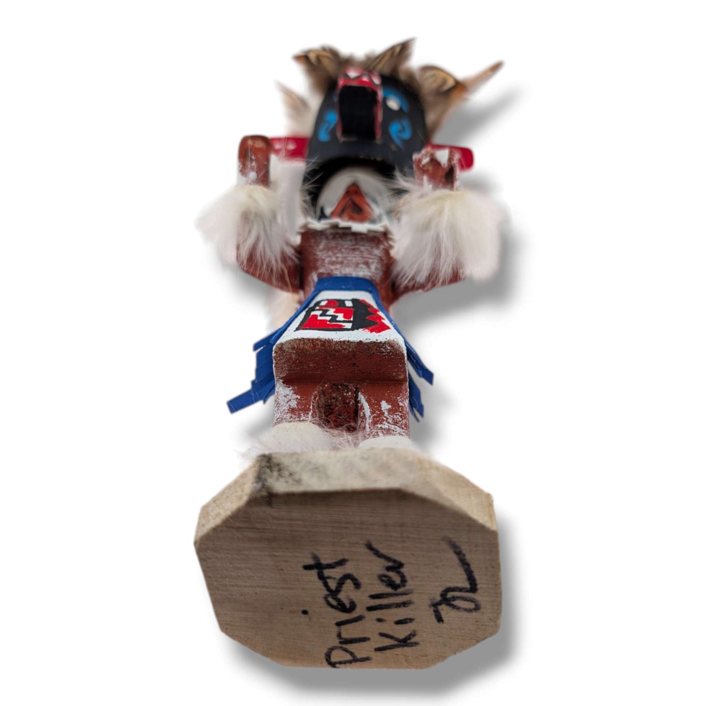 6 Inch Priest Killer Kachina Doll with Detachable Mask