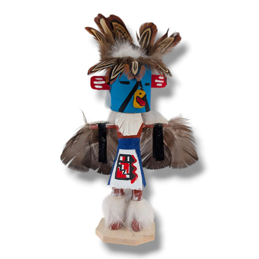 6 Inch Eagle Kachina Doll with Detachable Mask