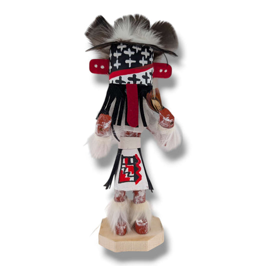 6 Inch Warrior Kachina Doll with Detachable Mask