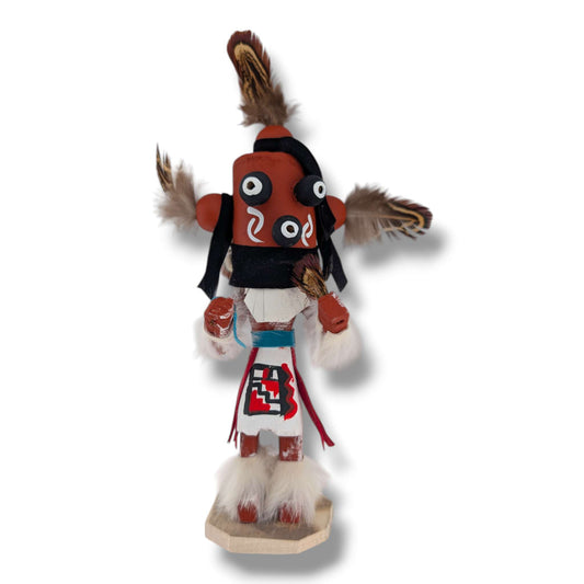 6 Inch Mudhead Kachina Doll with Detachable Mask