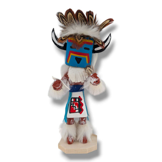 6 Inch Medicine Man Kachina Doll with Detachable Mask