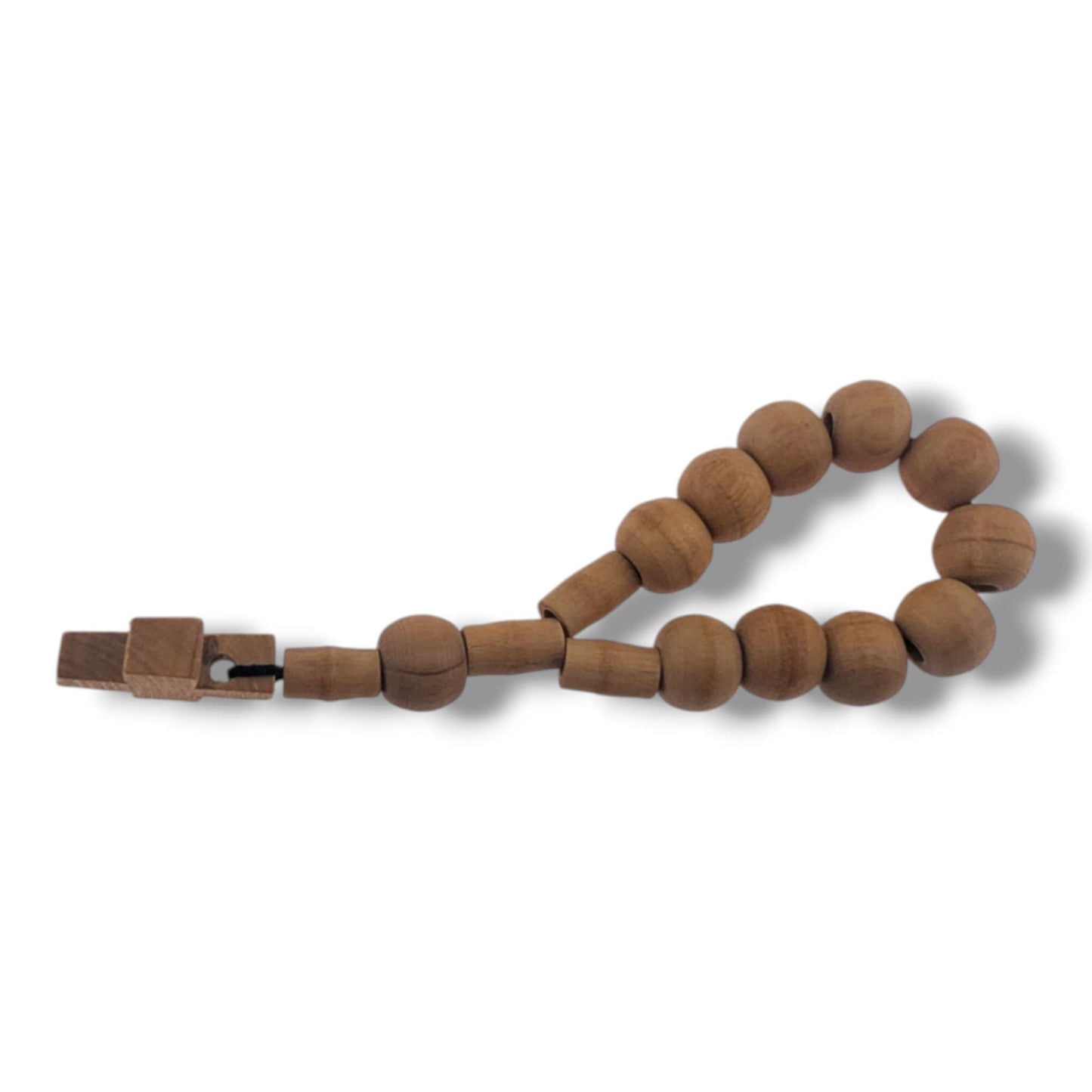 Hand-Carved Olive Wood Finger Rosary