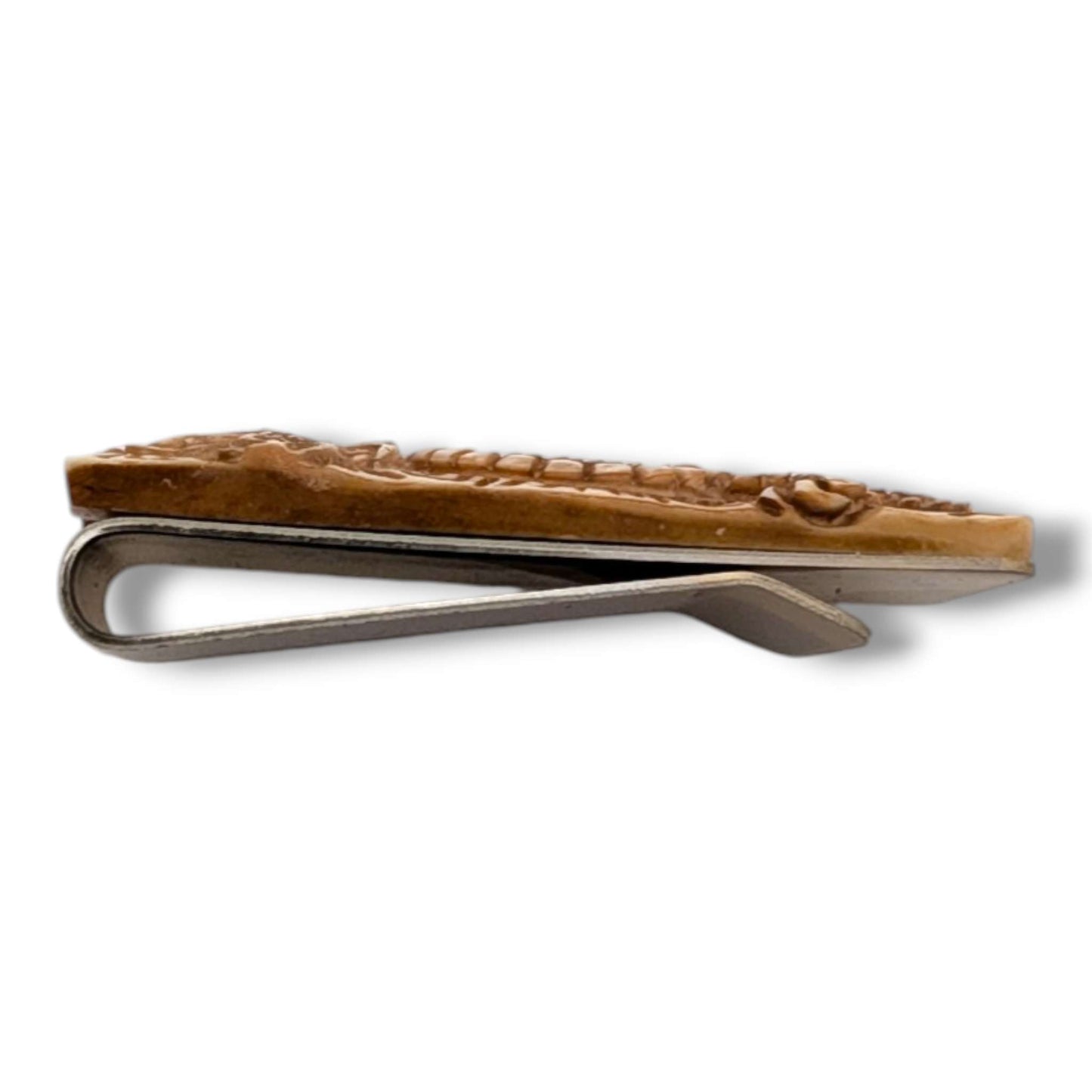 Vintage Hand-Carved Dragon Money Clip