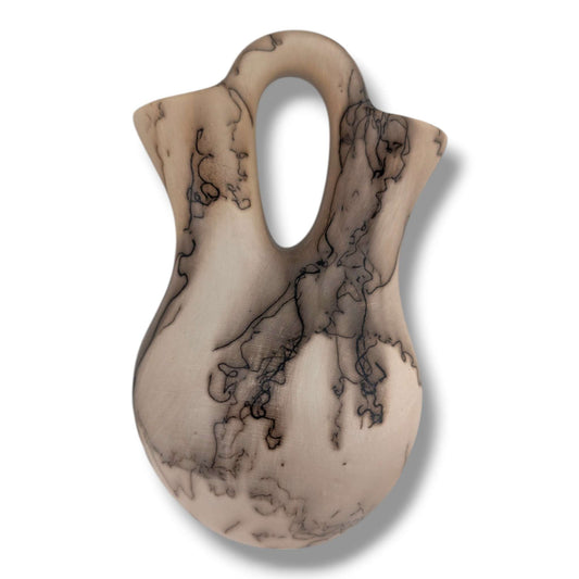 Horse Hair Purple Butterfly Wedding Vase by Luna