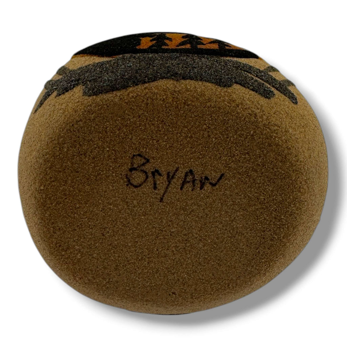 Handmade Small Molly Bryan Gooldtooth Small Sand Painting Wedding Vase - SunWest Treasures