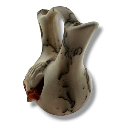 Horsehair Praying Hands Wedding Vase Handcrafted by Luna - SunWest Treasures