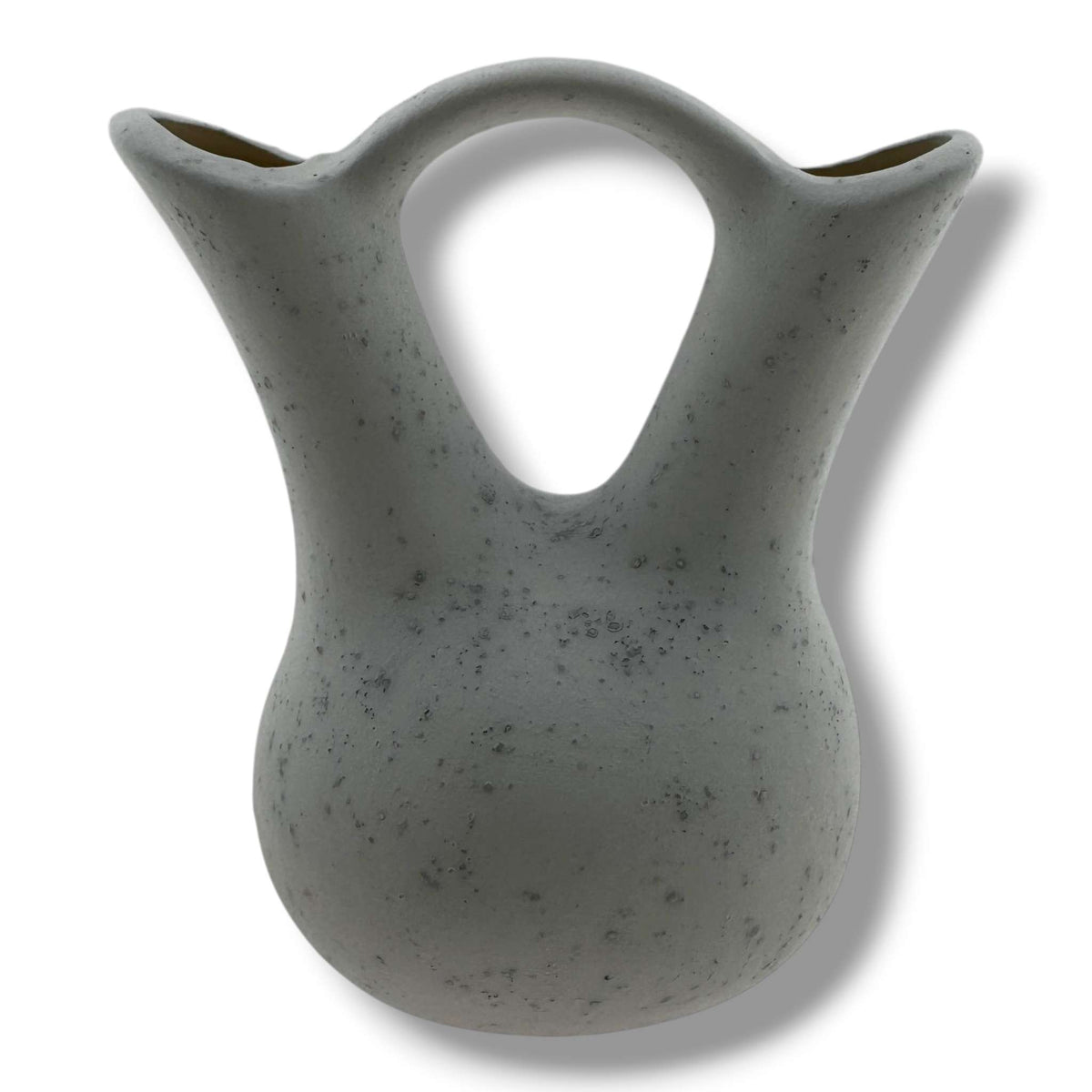 Small Handcrafted Wedding Vase with Sculpted Hummingbird with Liquid Gold By Luna - SunWest Treasures