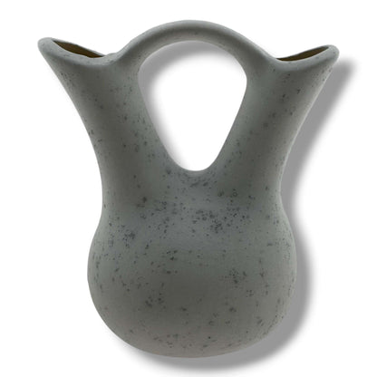 Small Handcrafted Wedding Vase with Sculpted Hummingbird with Liquid Gold By Luna - SunWest Treasures