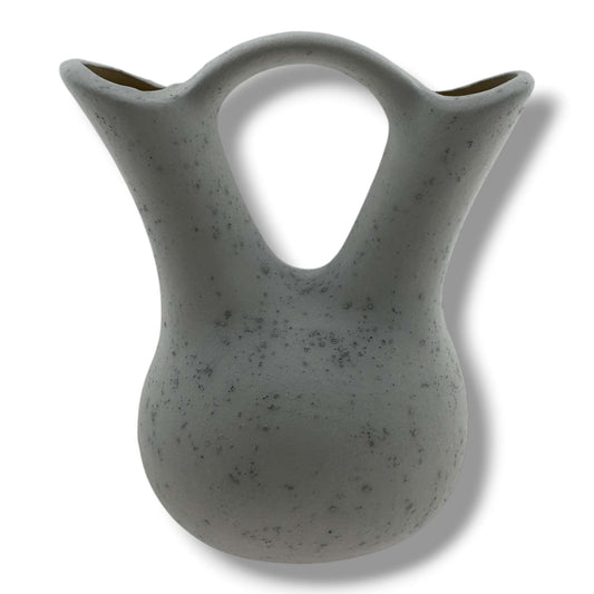 Small Handcrafted Wedding Vase with Sculpted Hummingbird with Liquid Gold By Luna - SunWest Treasures