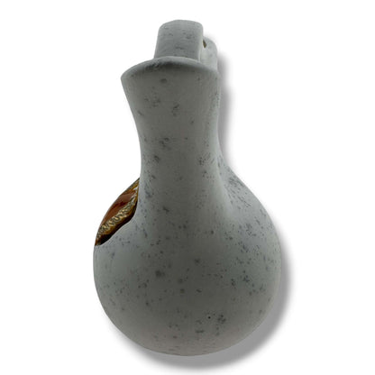 Small Handcrafted Wedding Vase with Sculpted Hummingbird with Liquid Gold By Luna - SunWest Treasures