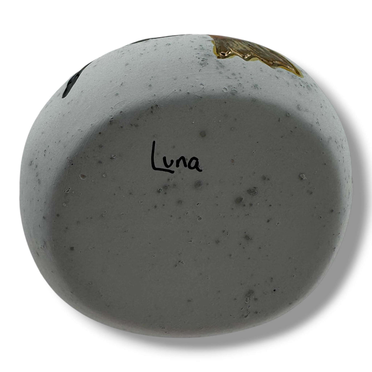 Small Handcrafted Wedding Vase with Sculpted Hummingbird with Liquid Gold By Luna - SunWest Treasures
