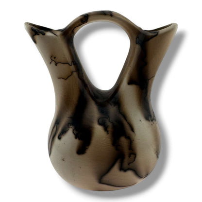 Small Classic Horsehair Wedding Vase by Luna - SunWest Treasures