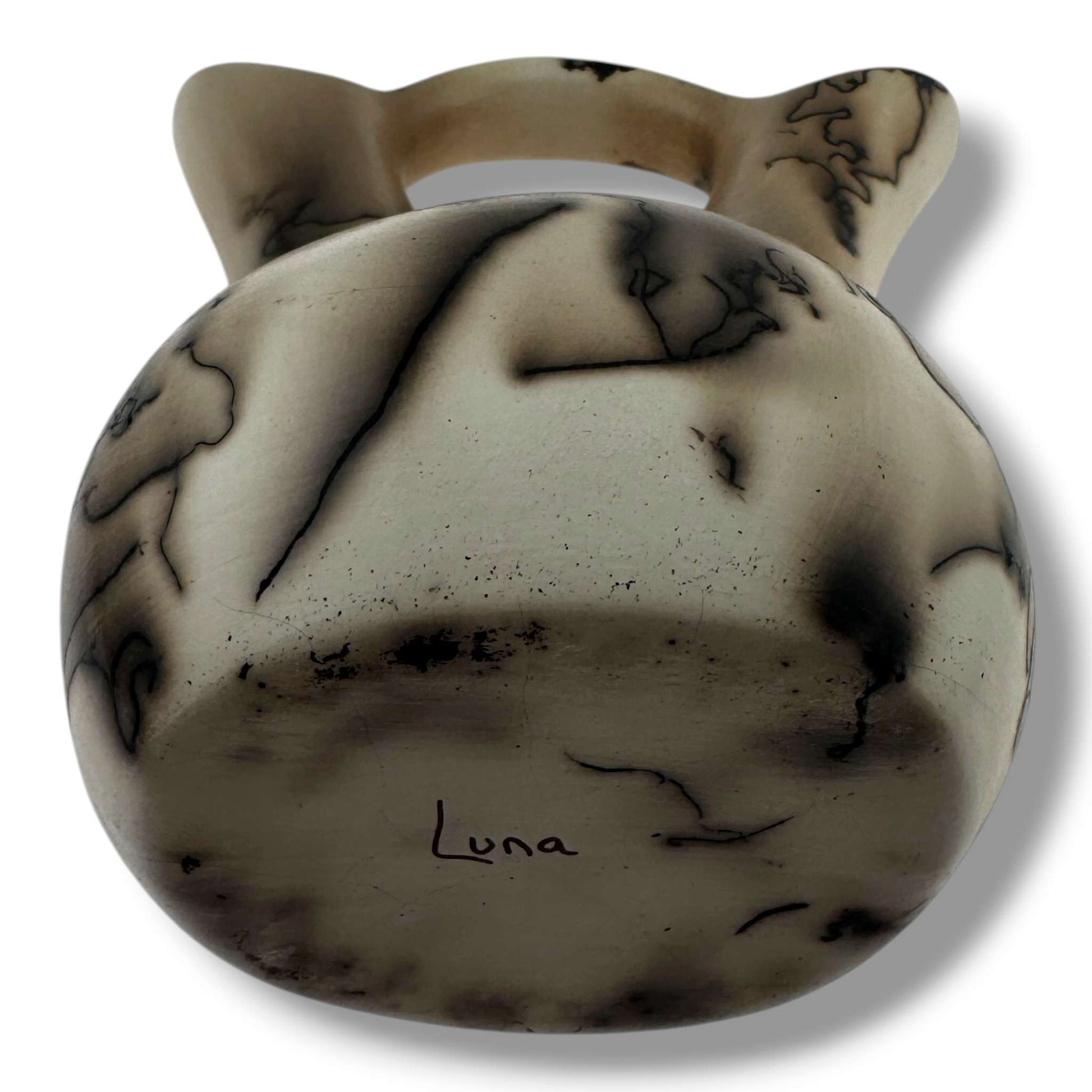Small Classic Horsehair Wedding Vase by Luna - SunWest Treasures