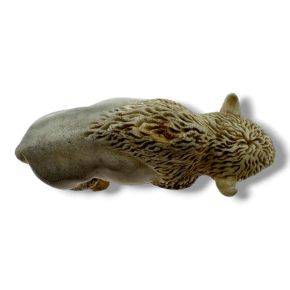 Hand Carved Buffalo Figurine | American Bison Artisan Sculpture - SunWest Treasures