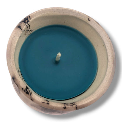 Horsehair Pottery Candle by Luna | Handcrafted Art - SunWest Treasures