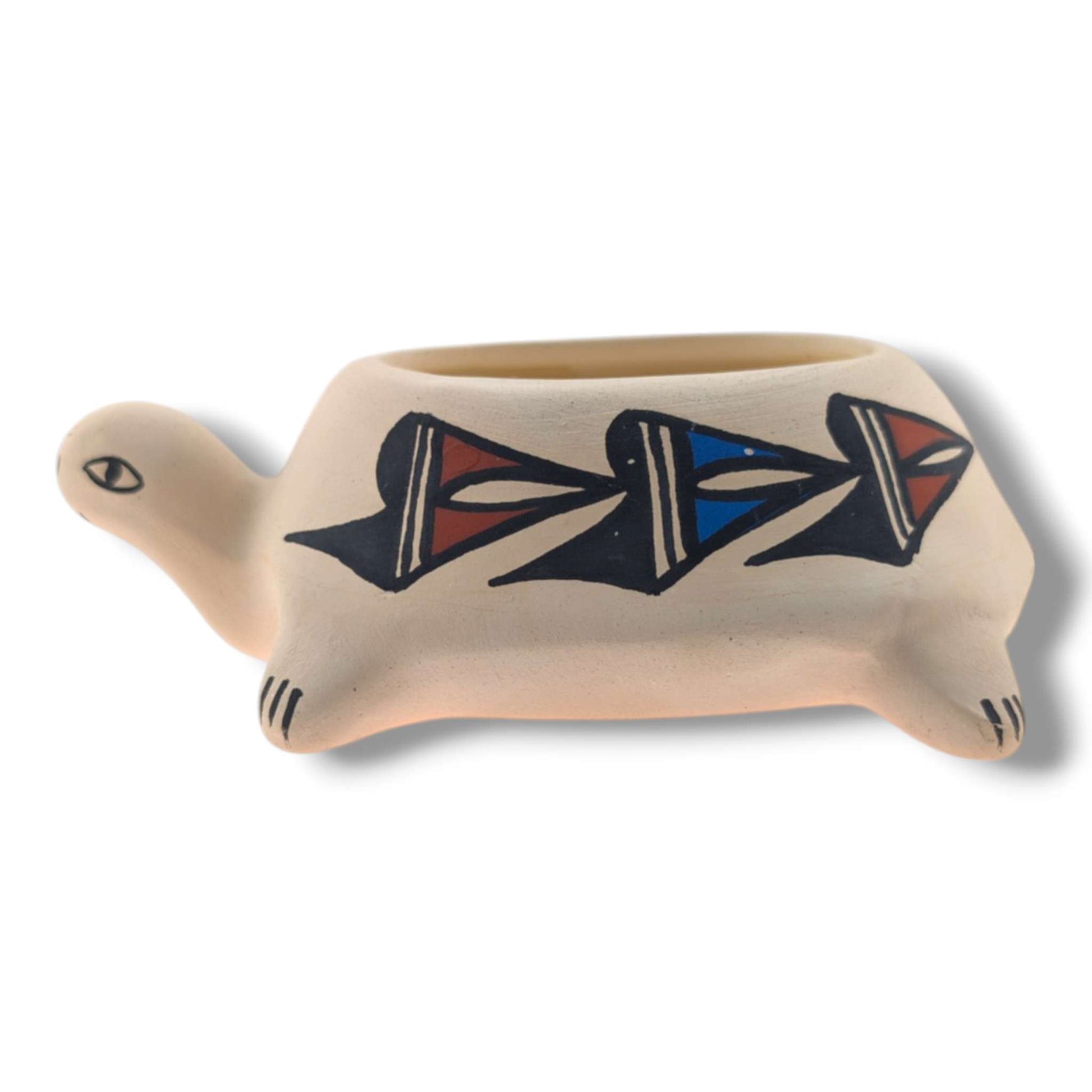 Acoma Turtle Pottery Candle by Mickey | Handcrafted Pueblo Art - SunWest Treasures