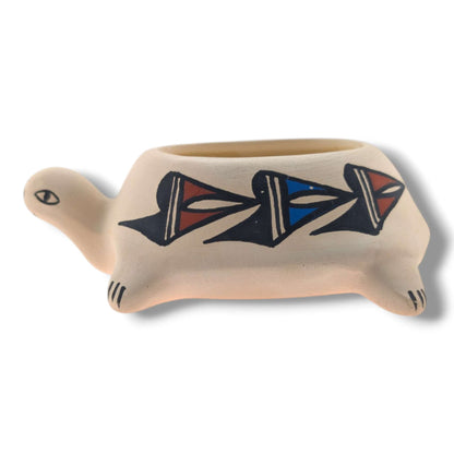 Acoma Turtle Pottery Candle by Mickey | Handcrafted Pueblo Art - SunWest Treasures