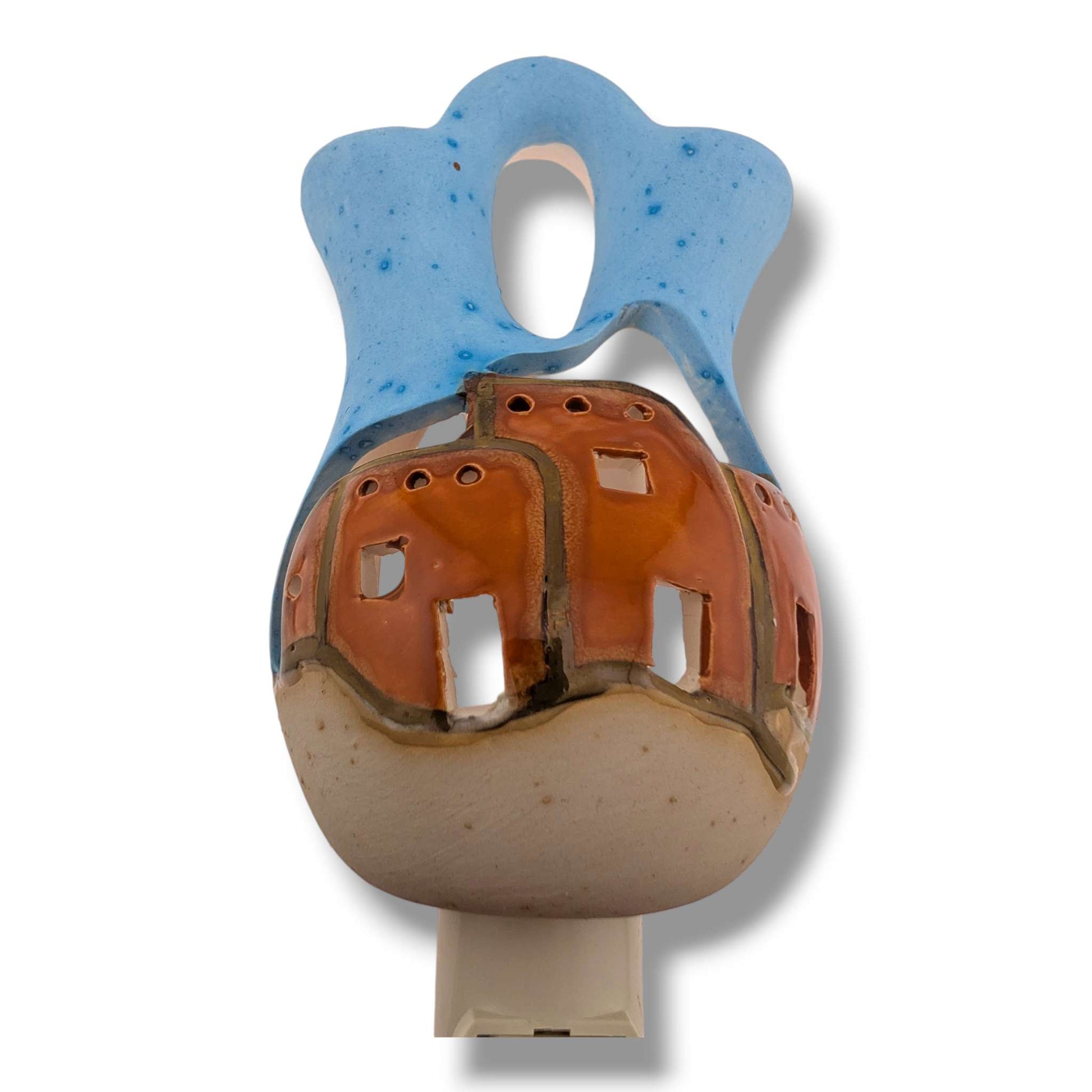 Pueblo Wedding Vase Pottery Nightlight by Luna | Handcrafted Southwest Art - SunWest Treasures