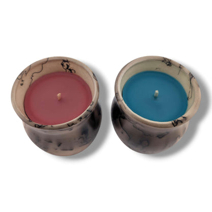 Horsehair Pottery Candle by Luna | Handcrafted Art - SunWest Treasures
