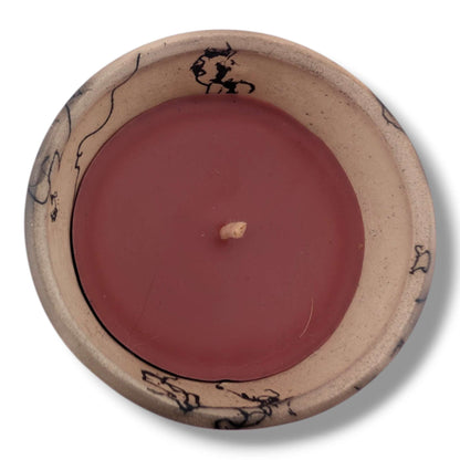Horsehair Pottery Candle by Luna | Handcrafted Art - SunWest Treasures