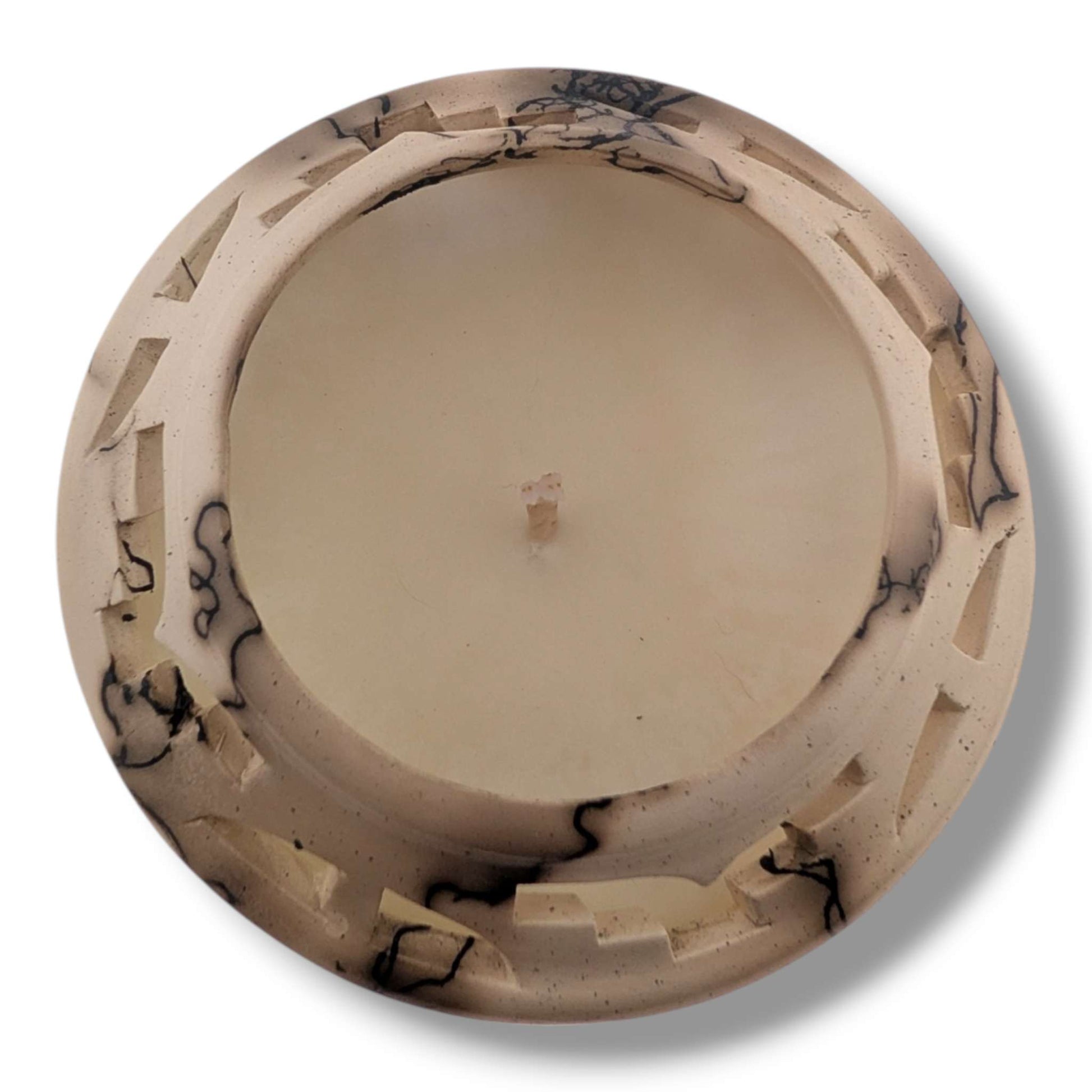 Cutout Horsehair Pottery Candle by Luna | Handcrafted Southwest Art - SunWest Treasures