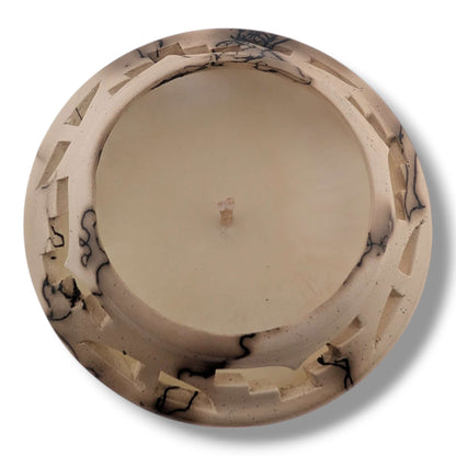 Cutout Horsehair Pottery Candle by Luna | Handcrafted Southwest Art - SunWest Treasures