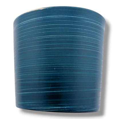 Blue Bear and Mountains Pottery Candle, Handcrafted by Luna - SunWest Treasures