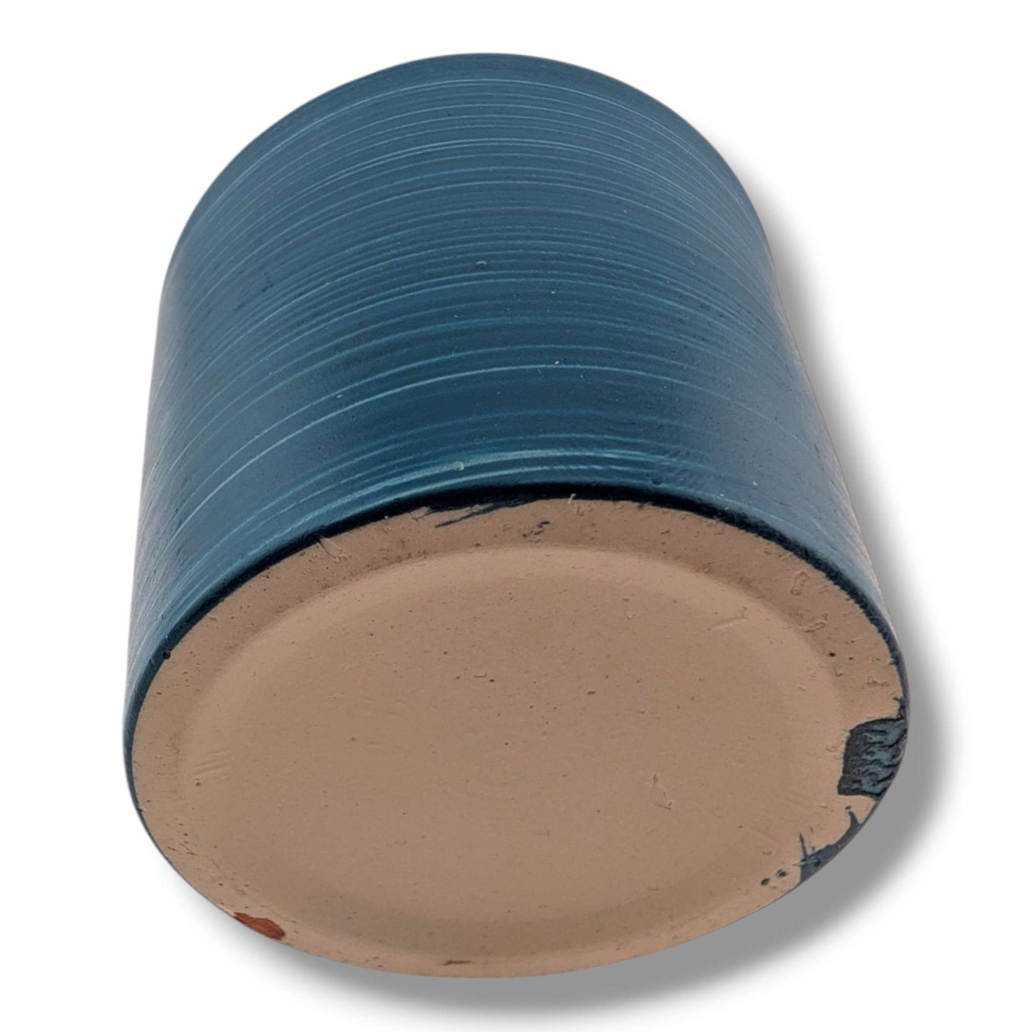 Blue Bear and Mountains Pottery Candle, Handcrafted by Luna - SunWest Treasures