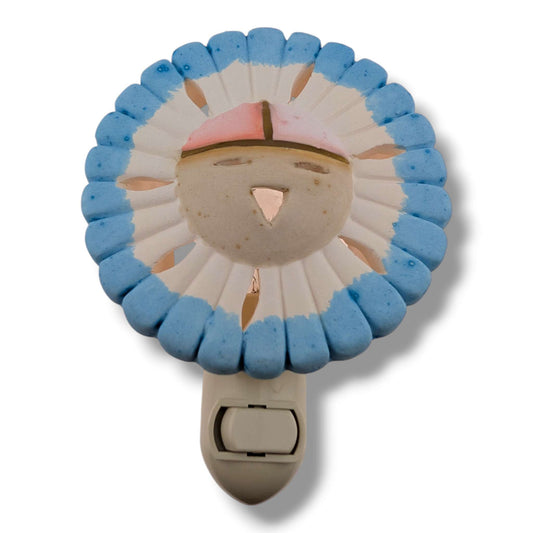 Sunface Pottery Nightlight, Handcrafted by Luna - SunWest Treasures