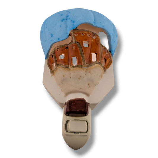 Hot Air Balloon Pueblo Nightlight, Handcrafted by Luna - SunWest Treasures