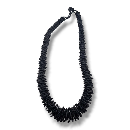Handcrafted Indonesian Multi Strand Seed Bead Necklace