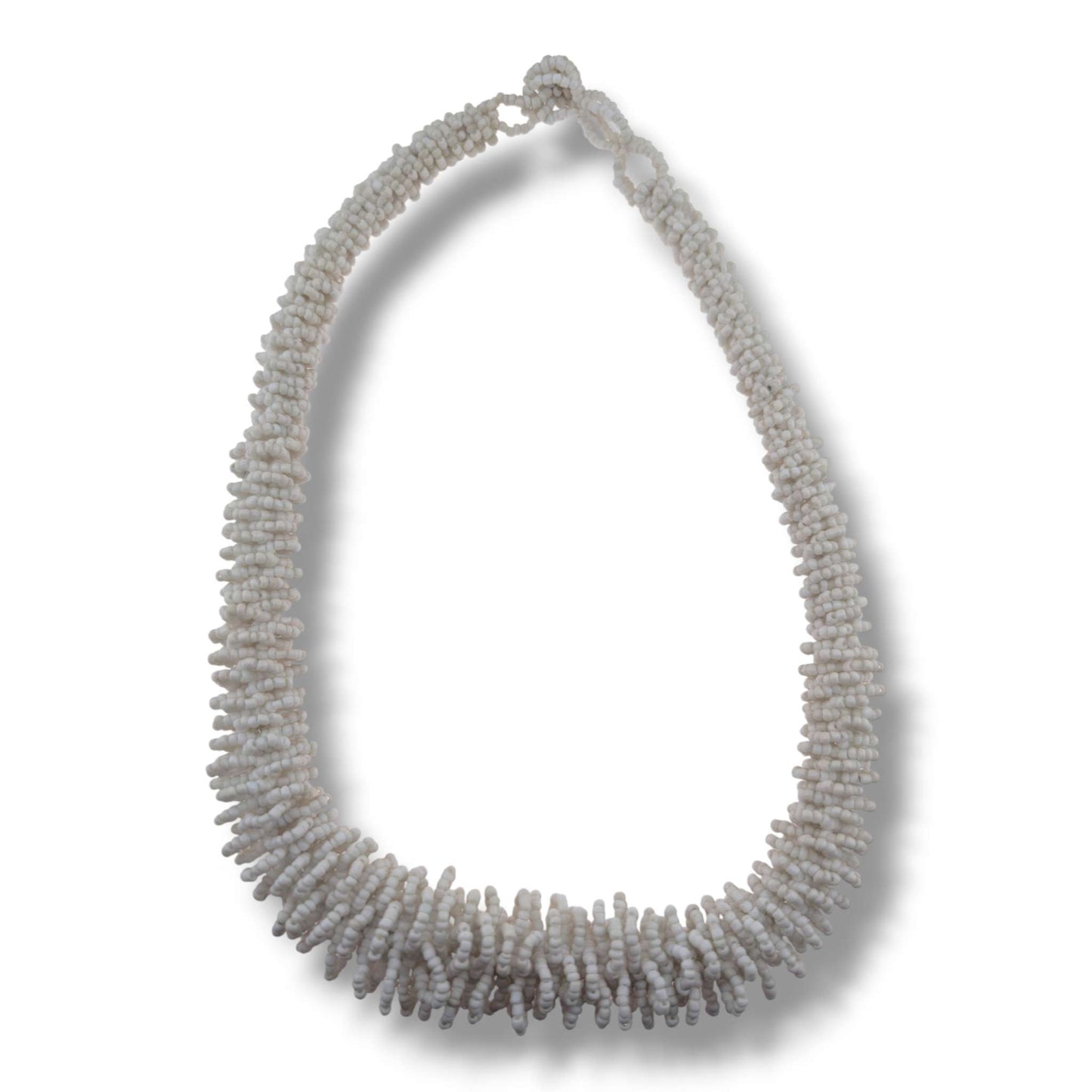 Handcrafted Indonesian Multi Strand Seed Bead Necklace