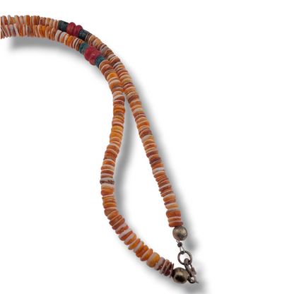 Handcrafted Shell Mosaic Inlay Butterfly Necklace