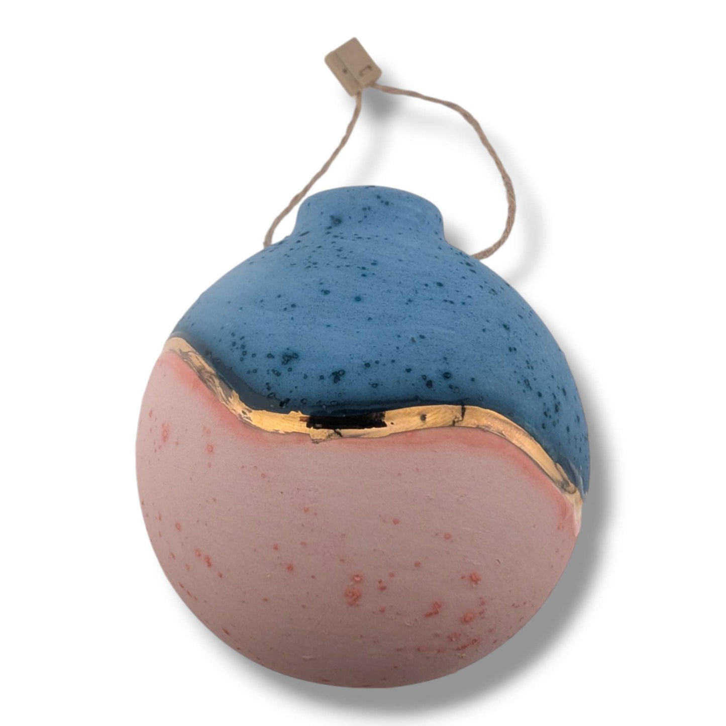 Pottery Butterfly Ornament, Handcrafted by Luna