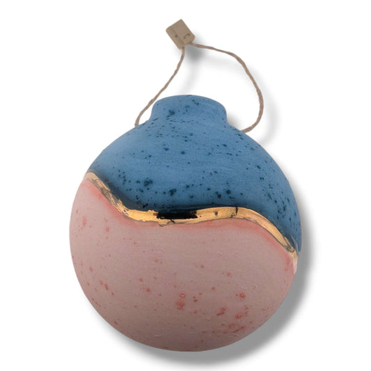 Pottery Butterfly Ornament, Handcrafted by Luna