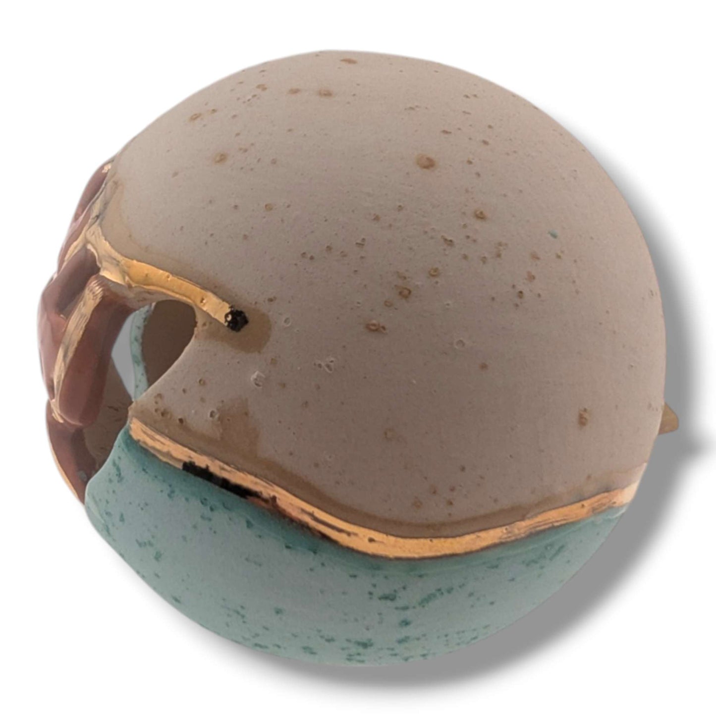 Pottery Pueblo Village Ornament, Handcrafted by Luna