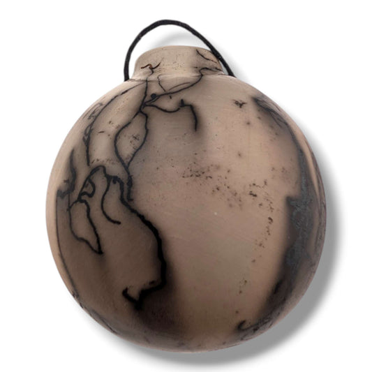Horse Hair Pottery Descending Butterfly Ornament, Handcrafted by Luna