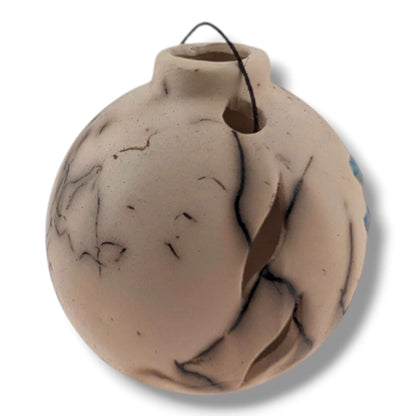 Horse Hair Pottery Minimalist Dragonfly Ornament, Handcrafted by Luna