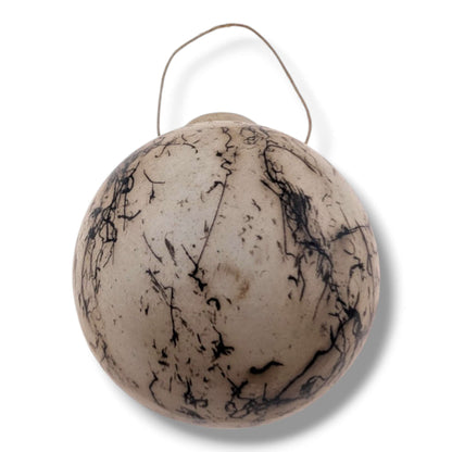 Horse Hair Pottery High Desert Pueblo Ornament, Handcrafted by Luna