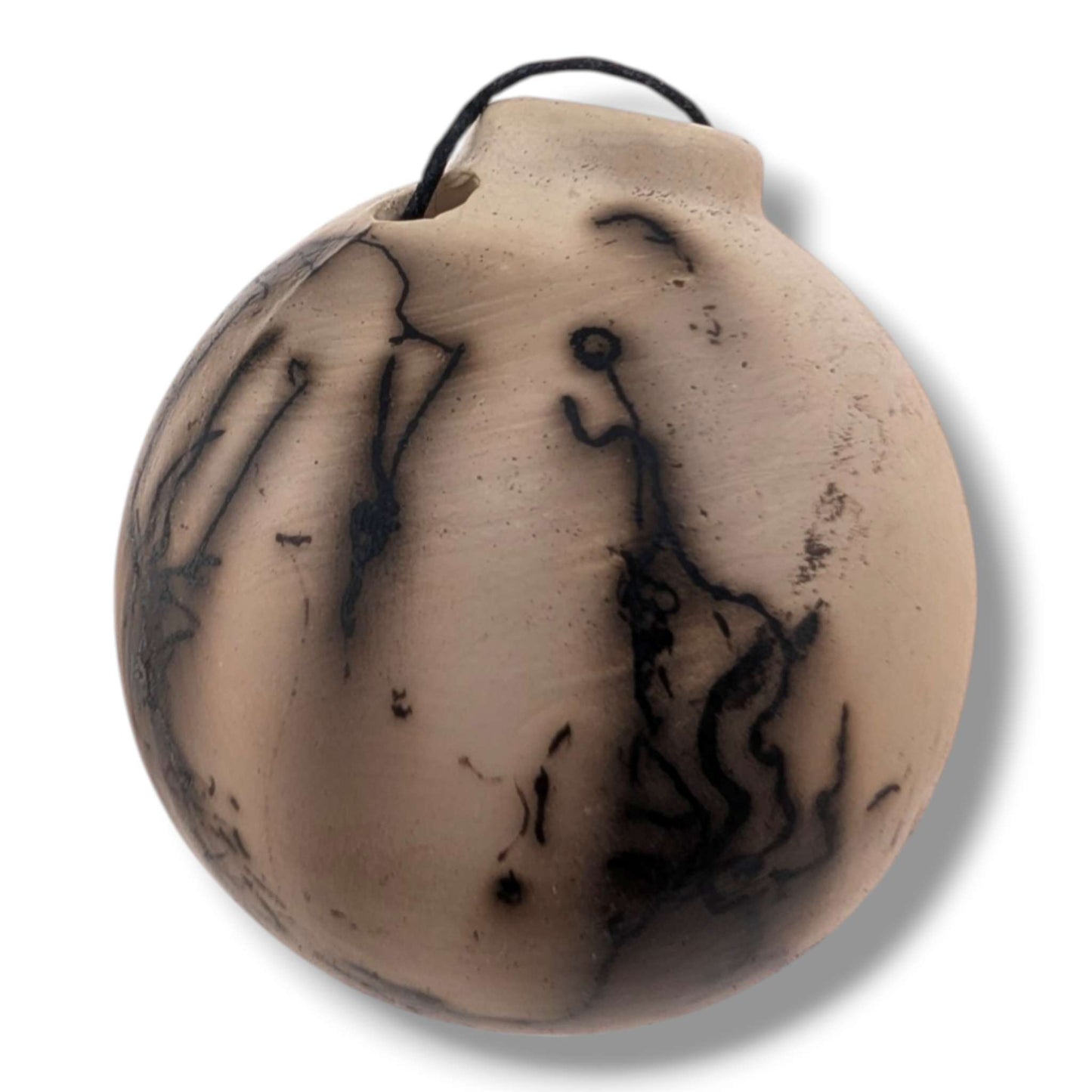 Horse Hair Pottery Sky Butterfly Ornament, Handcrafted by Luna