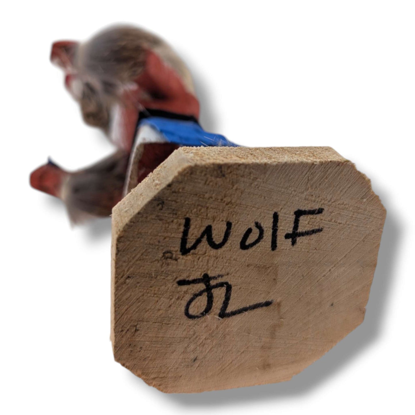 6 Inch Wolf Kachina Doll