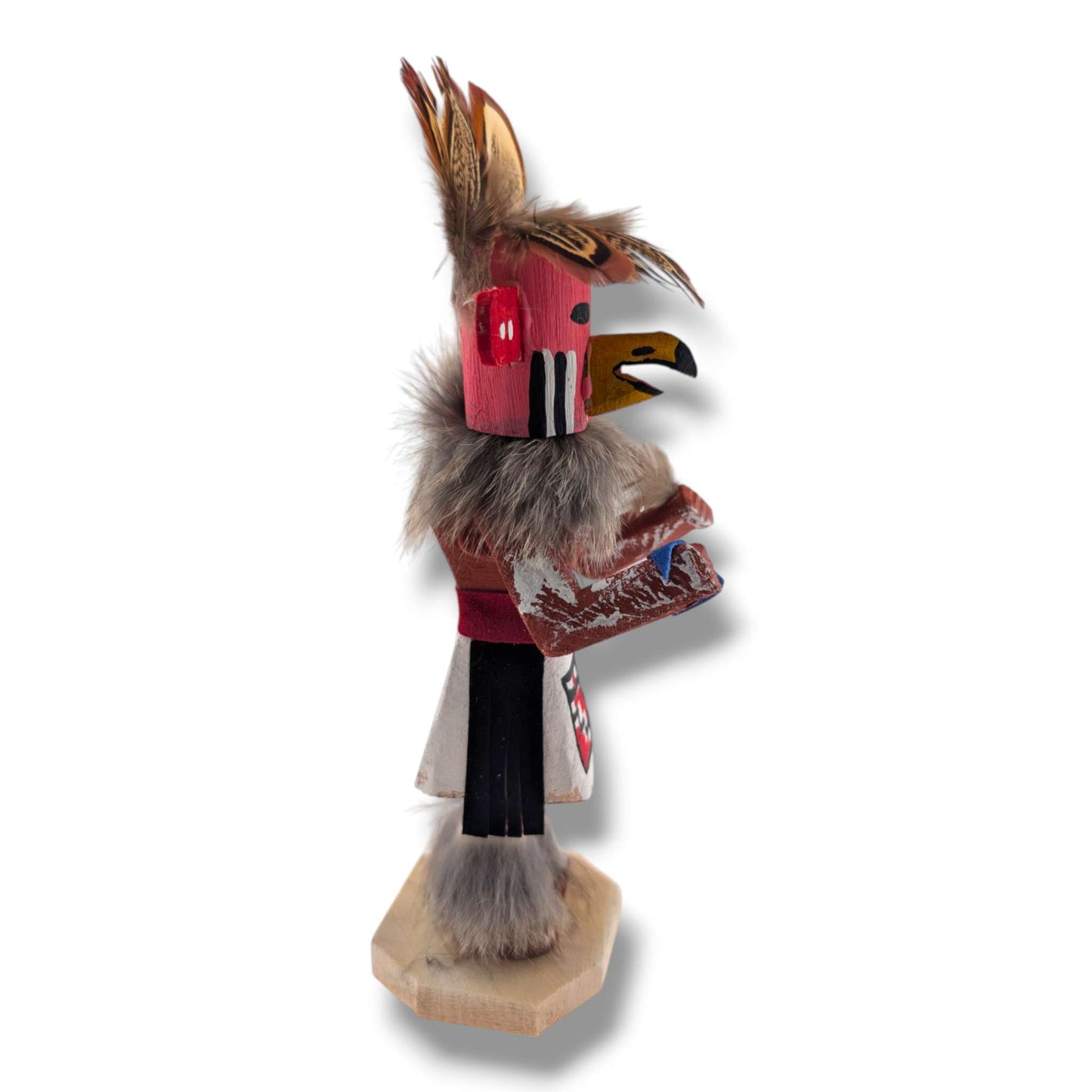 6 Inch Redtail Hawk Kachina Doll