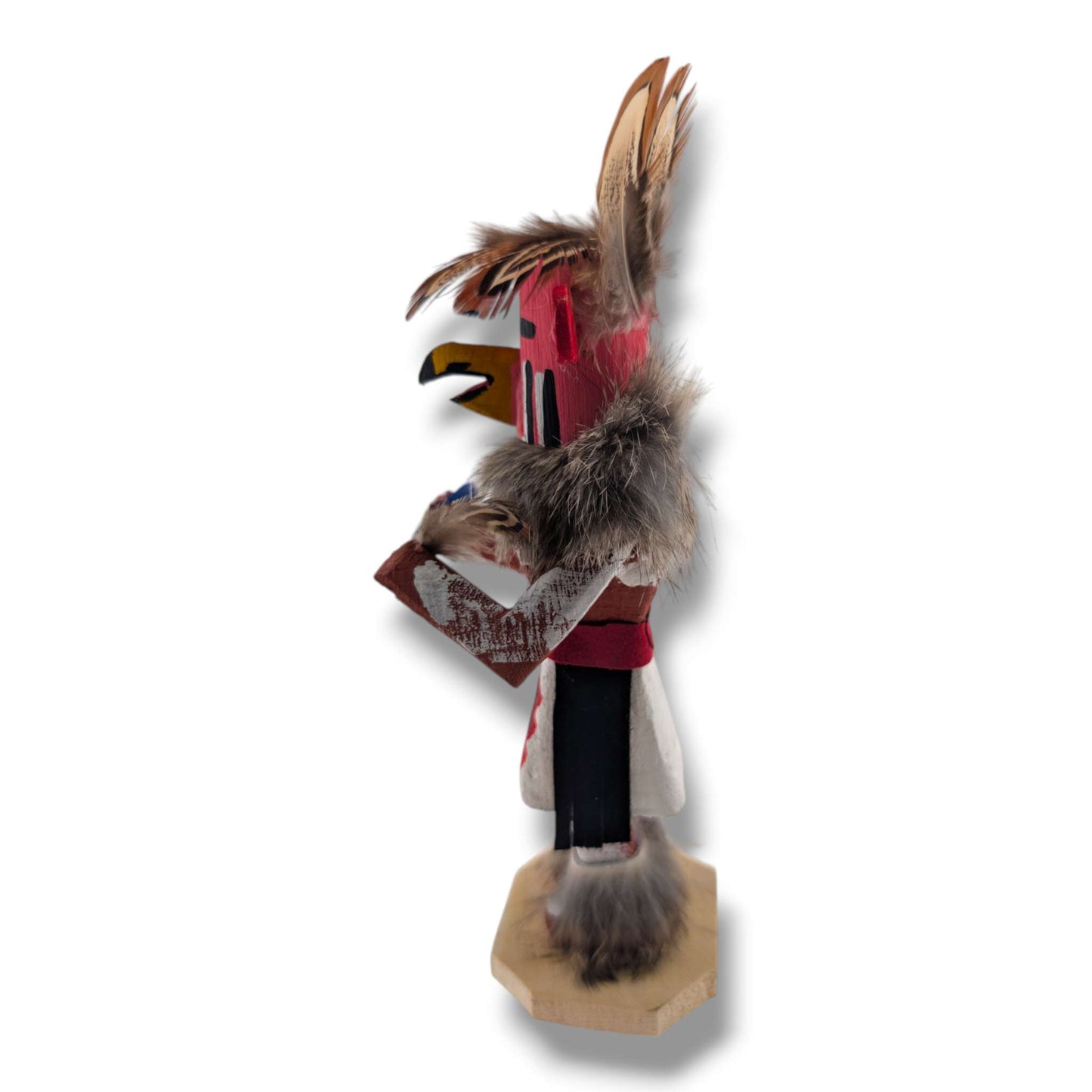 6 Inch Redtail Hawk Kachina Doll