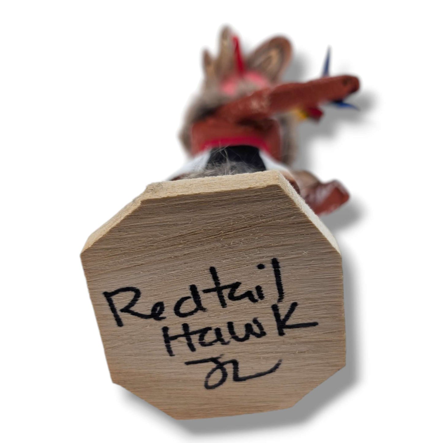 6 Inch Redtail Hawk Kachina Doll