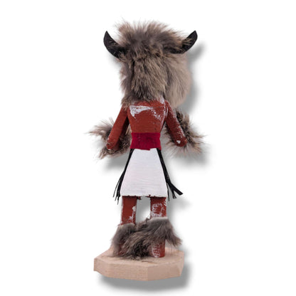 6 Inch Buffalo Warrior Kachina Doll
