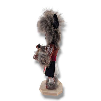 6 Inch Buffalo Warrior Kachina Doll