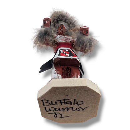 6 Inch Buffalo Warrior Kachina Doll
