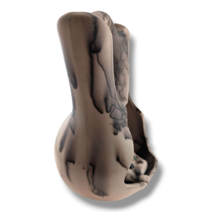 Horsehair Pottery Nativity Wedding Vase